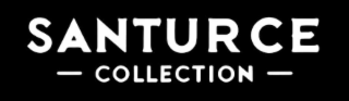THE MARK CONSISTS OF THE WORD SANTURCE IN UPPERCASE LETTERS IN A LARGER FONT, CENTERED ABOVE THE WORD COLLECTION, WHICH IS ALSO IN UPPERCASE LETTERS BUT IN A SMALLER FONT. THERE ARE TWO HORIZONTAL LIN