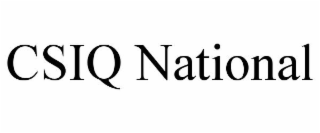 CSIQ NATIONAL