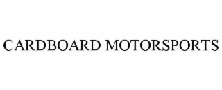 CARDBOARD MOTORSPORTS