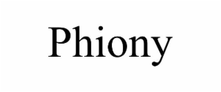 PHIONY