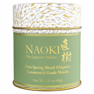 NAOKI FINE JAPANESE MATCHA FIRST SPRING BLEND (ORGANIC) CEREMONIAL GRADE MATCHA NET WT. 1.4 OZ (40G)