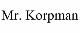 MR. KORPMAN