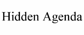 HIDDEN AGENDA
