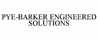 PYE-BARKER ENGINEERED SOLUTIONS