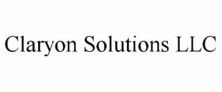 CLARYON SOLUTIONS LLC