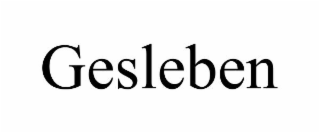 GESLEBEN