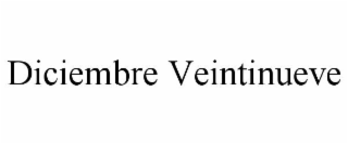 DICIEMBRE VEINTINUEVE