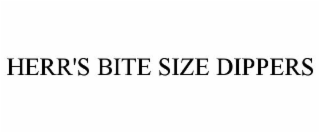 HERR'S BITE SIZE DIPPERS
