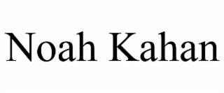 NOAH KAHAN
