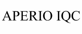 APERIO IQC