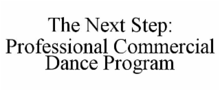 THE NEXT STEP: PROFESSIONAL COMMERCIAL DANCE PROGRAM