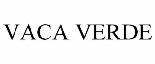 VACA VERDE