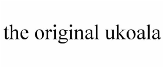 THE ORIGINAL UKOALA