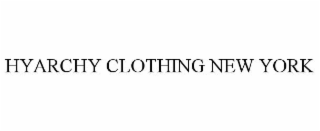 HYARCHY CLOTHING NEW YORK