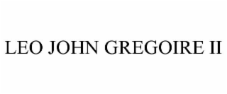 LEO JOHN GREGOIRE II