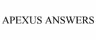 APEXUS ANSWERS