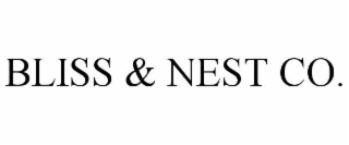 BLISS & NEST CO.