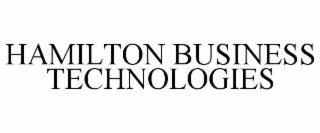 HAMILTON BUSINESS TECHNOLOGIES