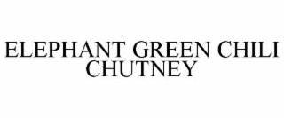 ELEPHANT GREEN CHILI CHUTNEY