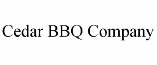 CEDAR BBQ COMPANY