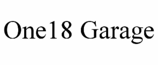 ONE18 GARAGE