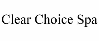 CLEAR CHOICE SPA