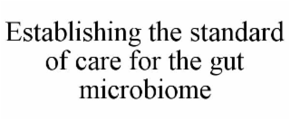 ESTABLISHING THE STANDARD OF CARE FOR THE GUT MICROBIOME