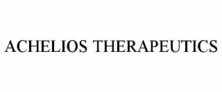 ACHELIOS THERAPEUTICS