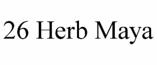 26 HERB MAYA