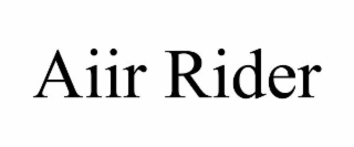 AIIR RIDER