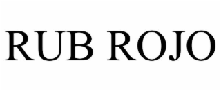 RUB ROJO