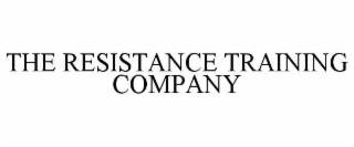 THE RESISTANCE TRAINING COMPANY