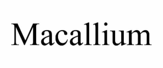 MACALLIUM