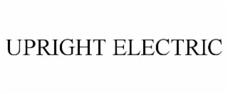 UPRIGHT ELECTRIC