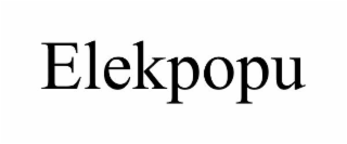 ELEKPOPU