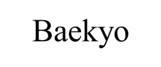 BAEKYO