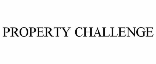 PROPERTY CHALLENGE
