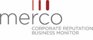 MERCO CORPORATE REPUTATION BUSINESS MONITOR