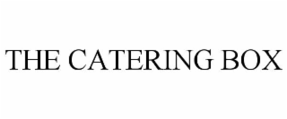 THE CATERING BOX