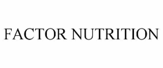 FACTOR NUTRITION