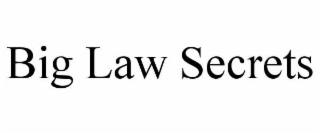 BIG LAW SECRETS