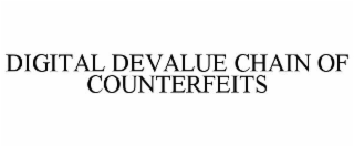 DIGITAL DEVALUE CHAIN OF COUNTERFEITS