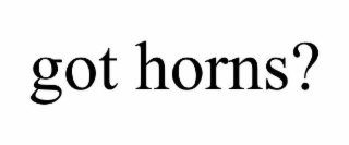 GOT HORNS?