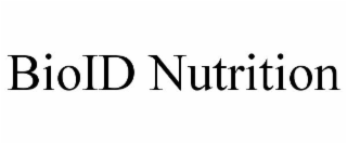 BIOID NUTRITION