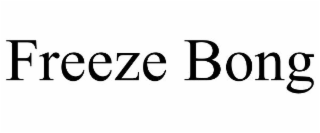 FREEZE BONG