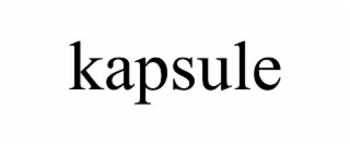 KAPSULE