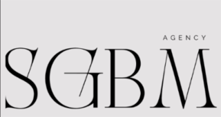 THE LETTERS SGBM AND THE WORD AGENCY APPEARING ABOVE THE LETTER M