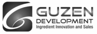 THE TERMS, GUZEN DEVELOPMENT AND INGREDIENT INNOVATION AND SALES, APPEAR AS PART OF THE MARK