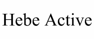 HEBE ACTIVE