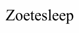 ZOETESLEEP